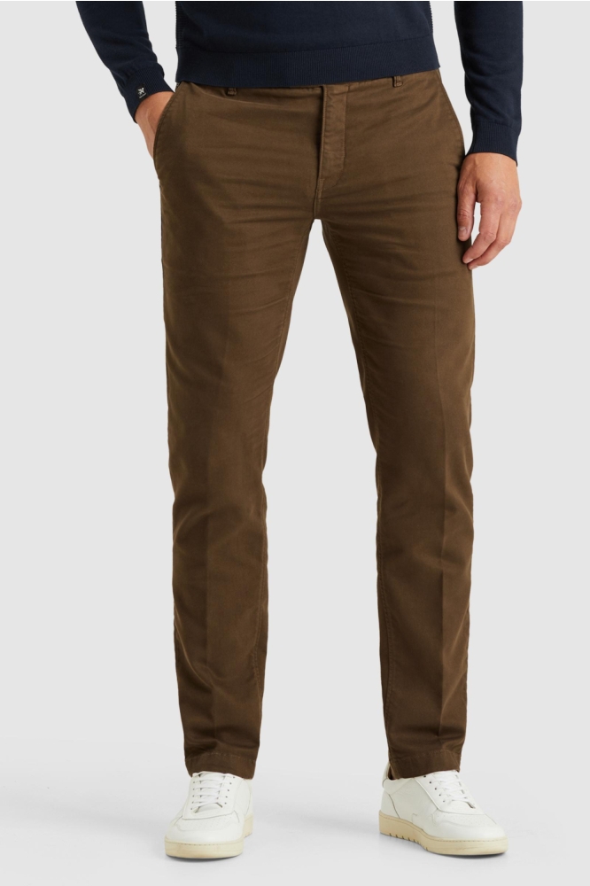 Vanguard bruine heren broek | Model vooraanzicht
