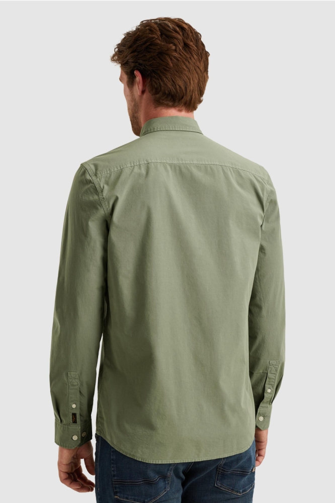 PME legend groene heren overhemd | Model achteraanzicht