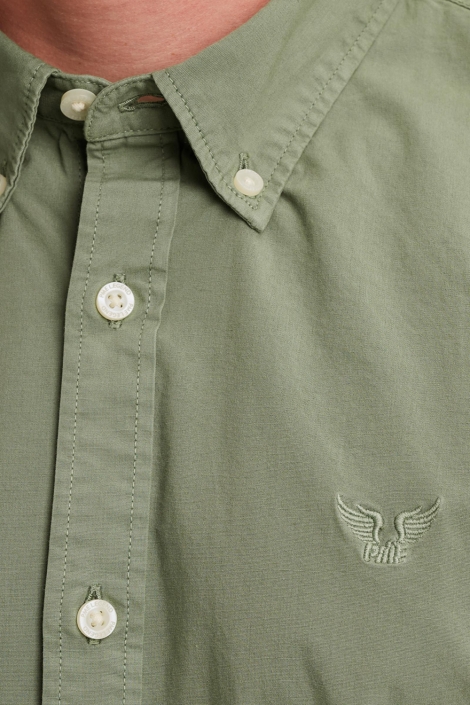 PME legend groene heren overhemd | Close up