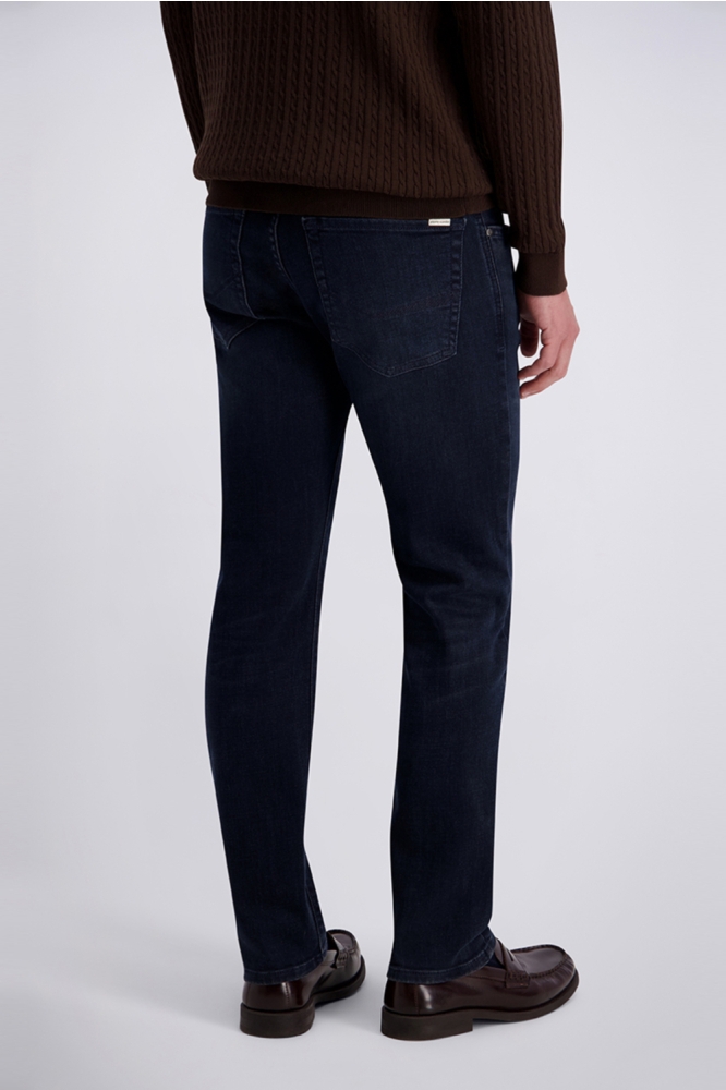 Pierre Cardin blauwe heren jeans | Model achteraanzicht
