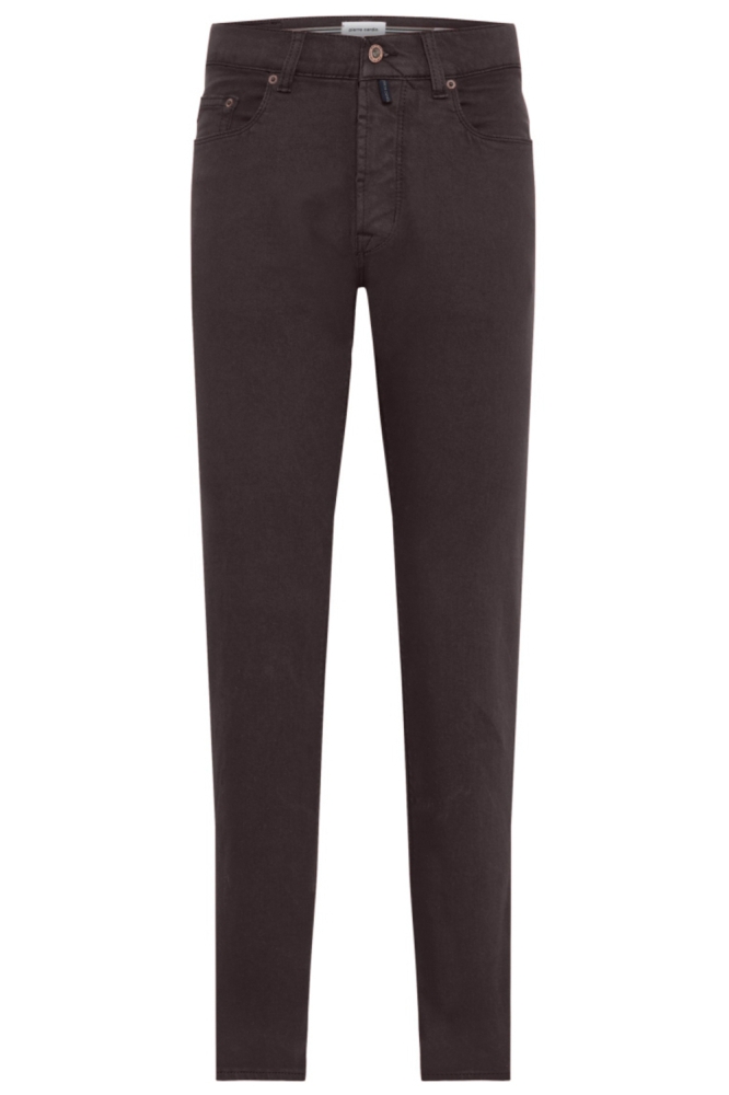 Pierre Cardin bruine heren jeans | Vooraanzicht