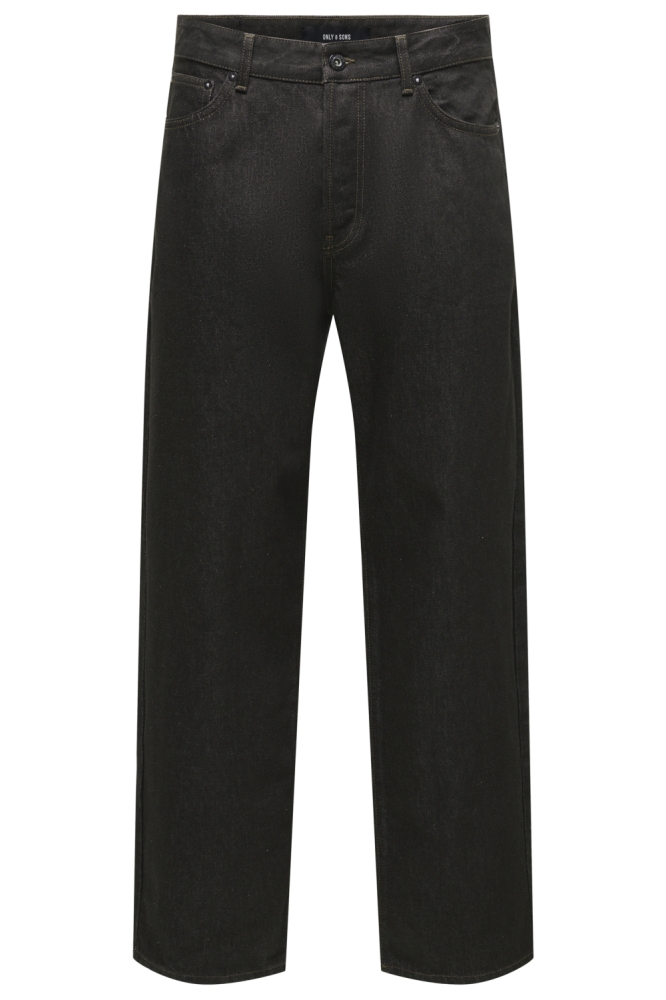 Only & Sons bruine heren jeans | Vooraanzicht