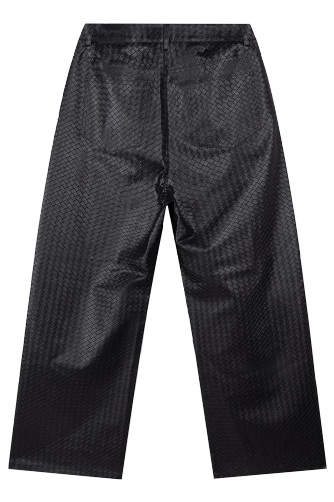 Refined Department zwarte dames broek | Zijaanzicht