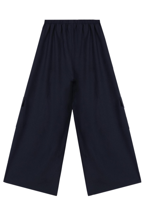 Refined Department blauwe dames broek | Achteraanzicht