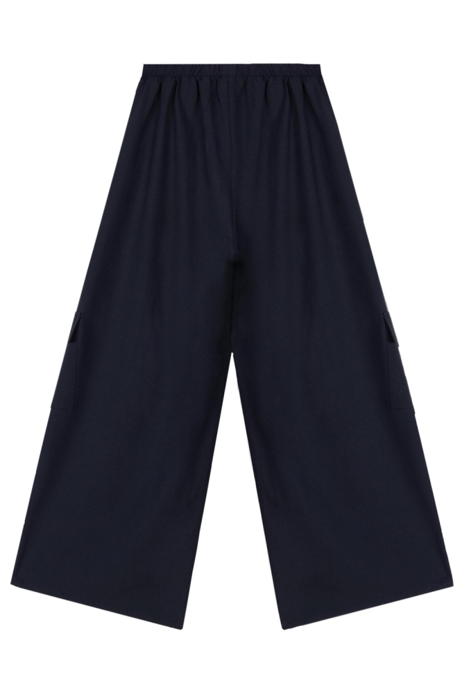 Refined Department blauwe dames broek | Achteraanzicht