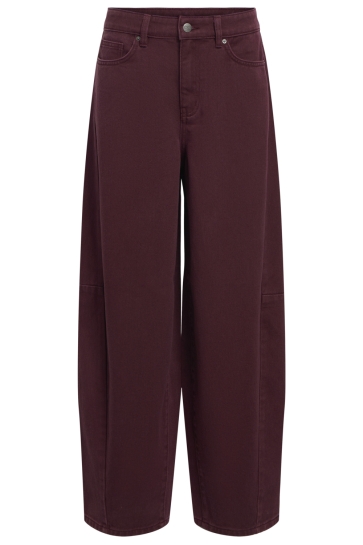 Object Jeans OBJMOJI ELSA MW SUPER BARREL TWILL 23049990 Winetasting