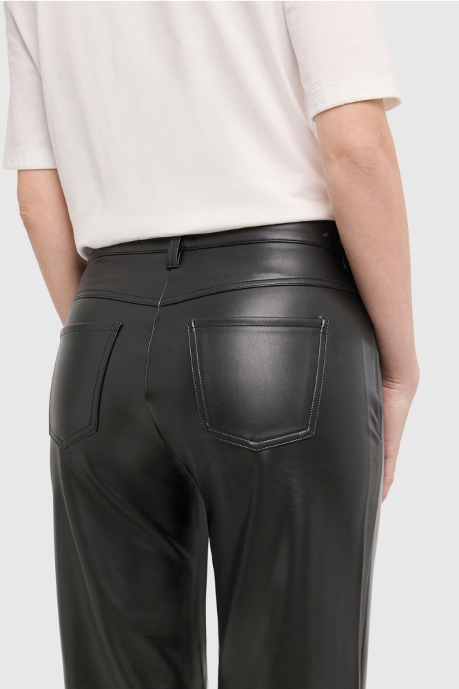 Mac zwarte dames broek | Close up