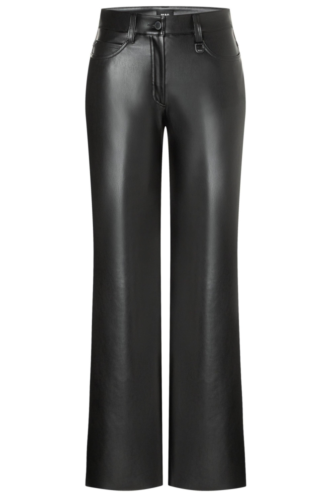 Mac zwarte dames broek | Achteraanzicht