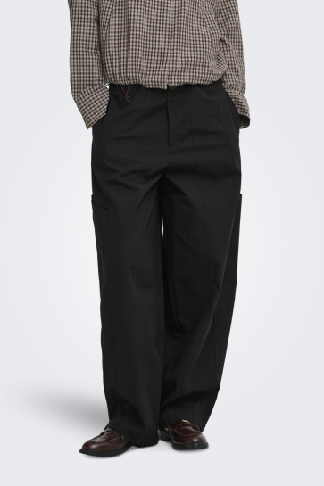 Jacqueline de Yong Broek JDYGEO MW CARGO PANTS WVN EXP NOOS 15390390 Black
