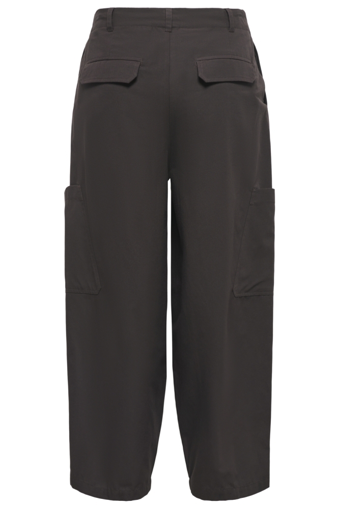 Jacqueline de Yong bruine dames broek | Achteraanzicht