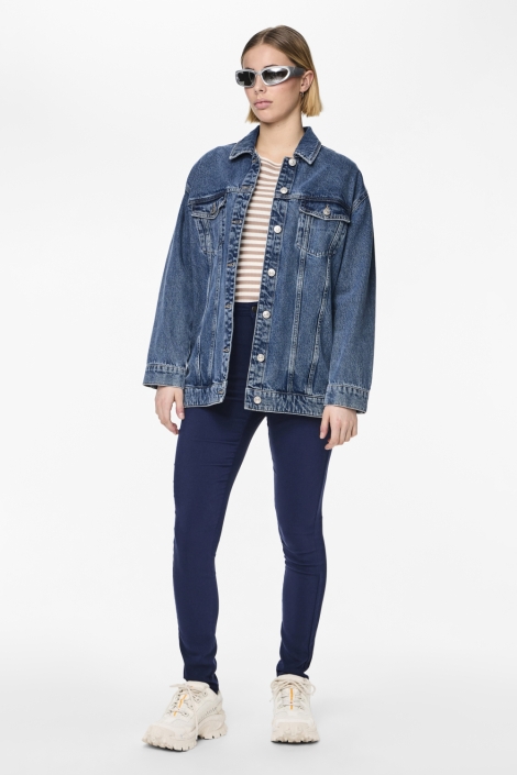 Pieces blauwe dames broek | Model
