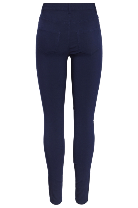 Pieces blauwe dames broek | Achteraanzicht
