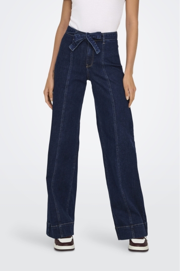Only Jeans ONLMADISON BLUSH HW WIDE BELT DNM B 15326809 Dark Blue Denim