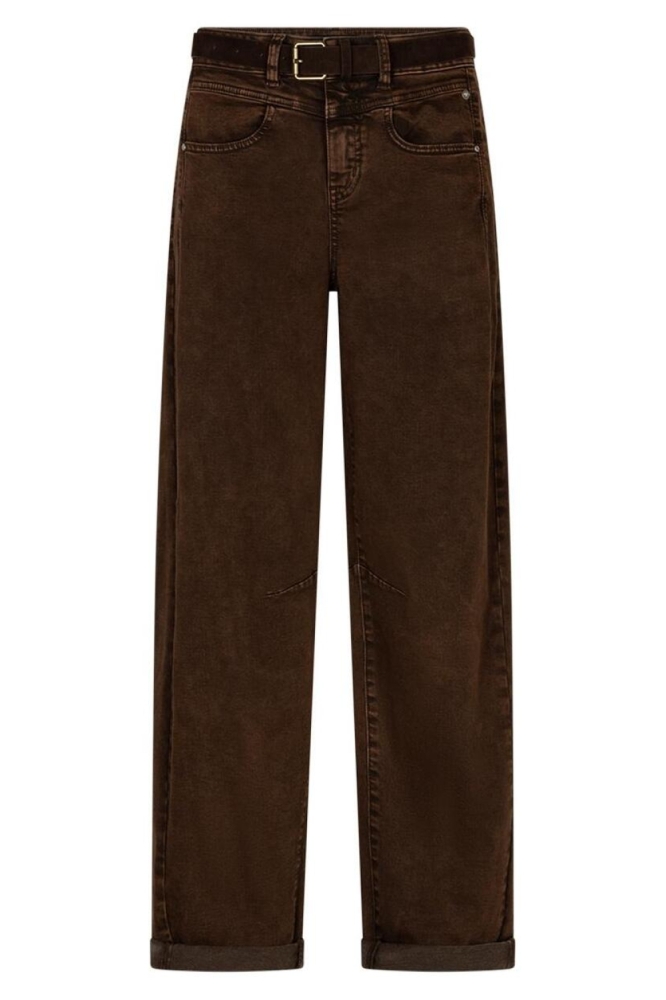 Red Button bruine dames jeans | Vooraanzicht