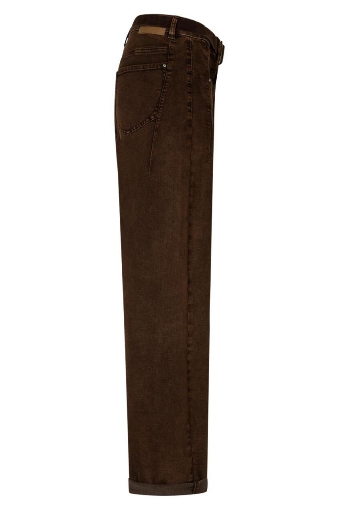 Red Button bruine dames jeans | Zijaanzicht