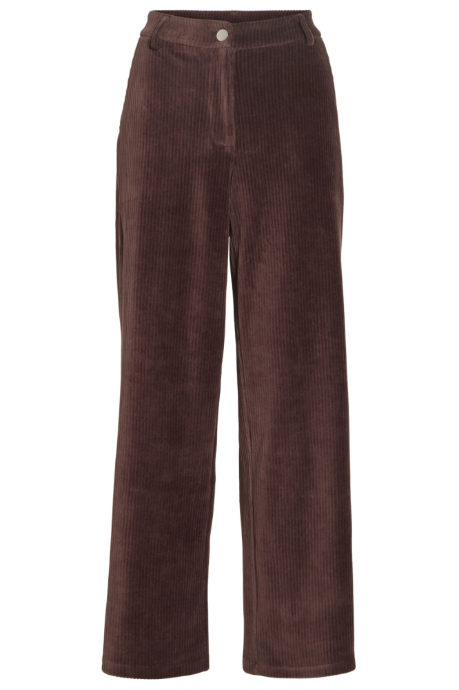 Vila bruine dames broek | Vooraanzicht