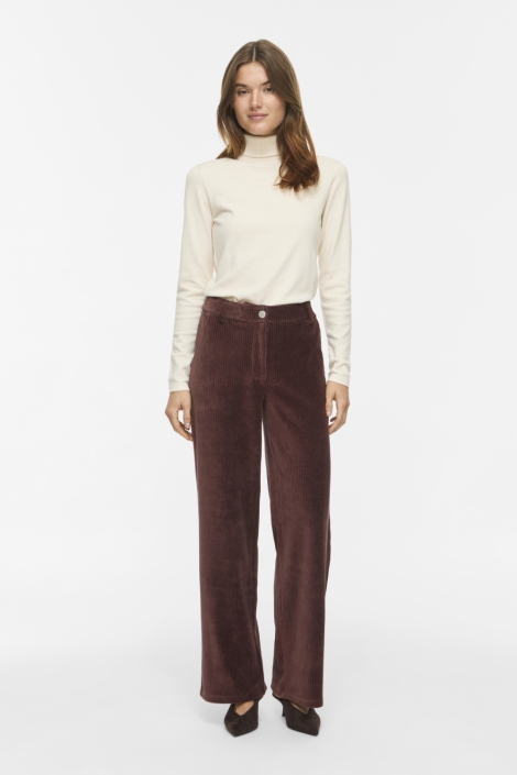 Vila bruine dames broek | Model