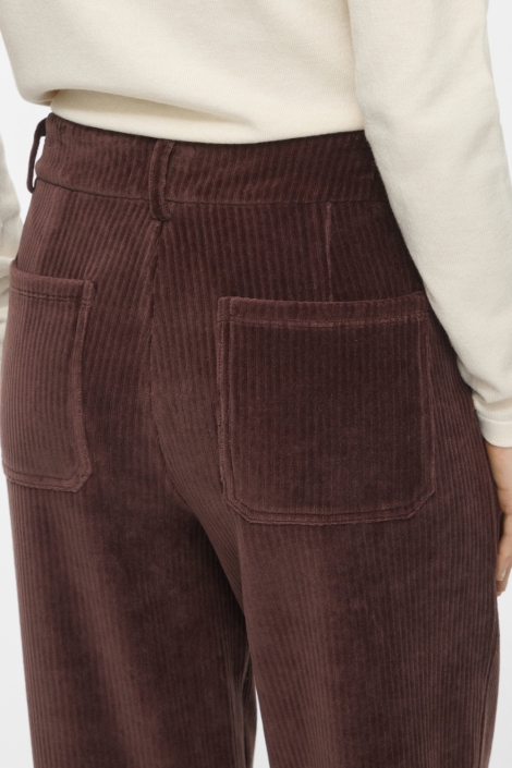 Vila bruine dames broek | Kleurstaal