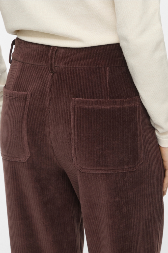 Vila bruine dames broek | Kleurstaal