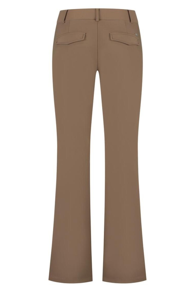 Lady Day bruine dames broek | Achteraanzicht