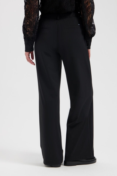 Lady Day grijze dames broek | Achteraanzicht