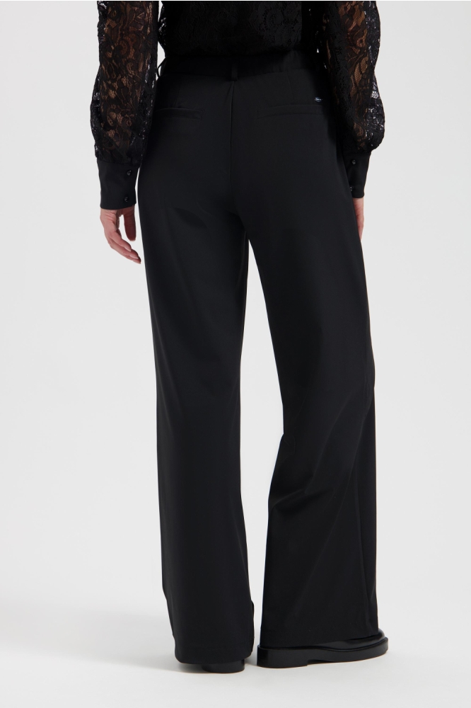 Lady Day grijze dames broek | Achteraanzicht
