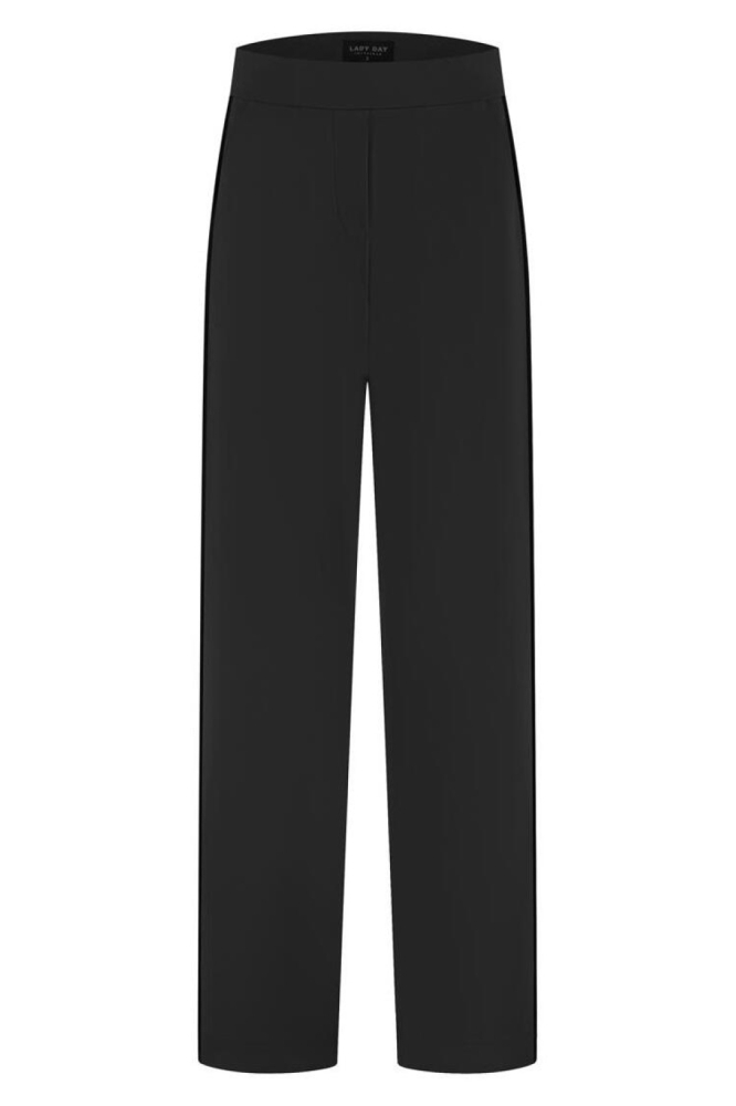 Lady Day zwarte dames broek | Vooraanzicht