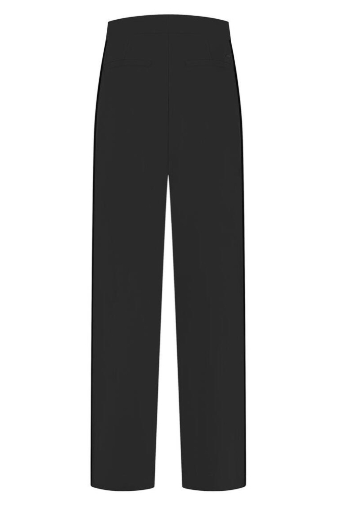 Lady Day zwarte dames broek | Achteraanzicht