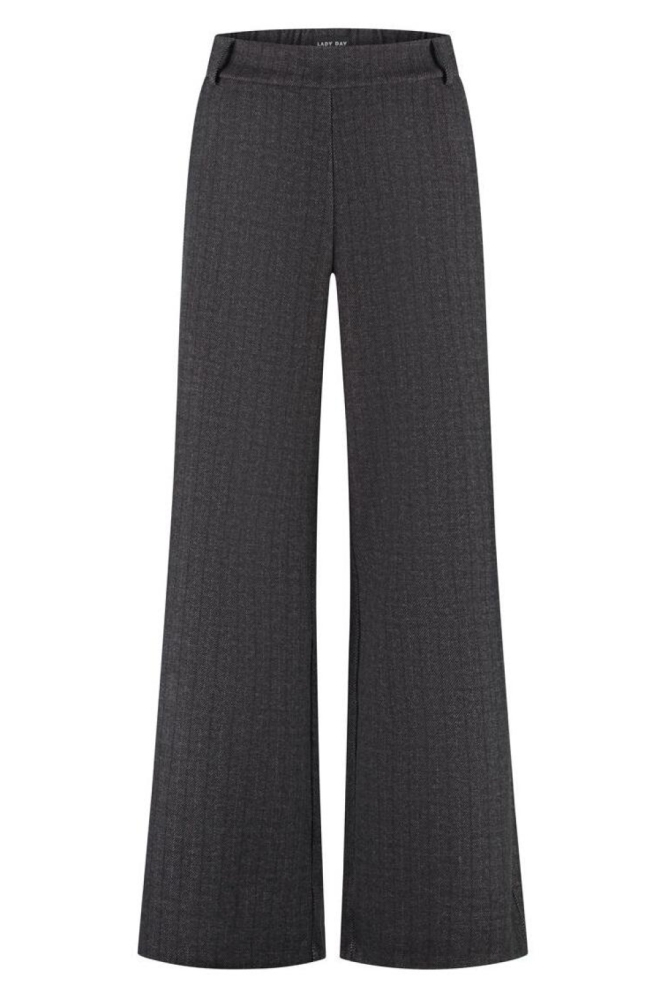 Lady Day grijze dames broek | Vooraanzicht
