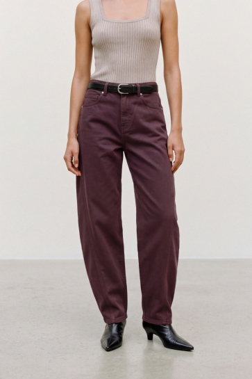 Vero Moda Jeans VMLUNA MR BARREL JEANS EXP 10364374 Chocolate Torte