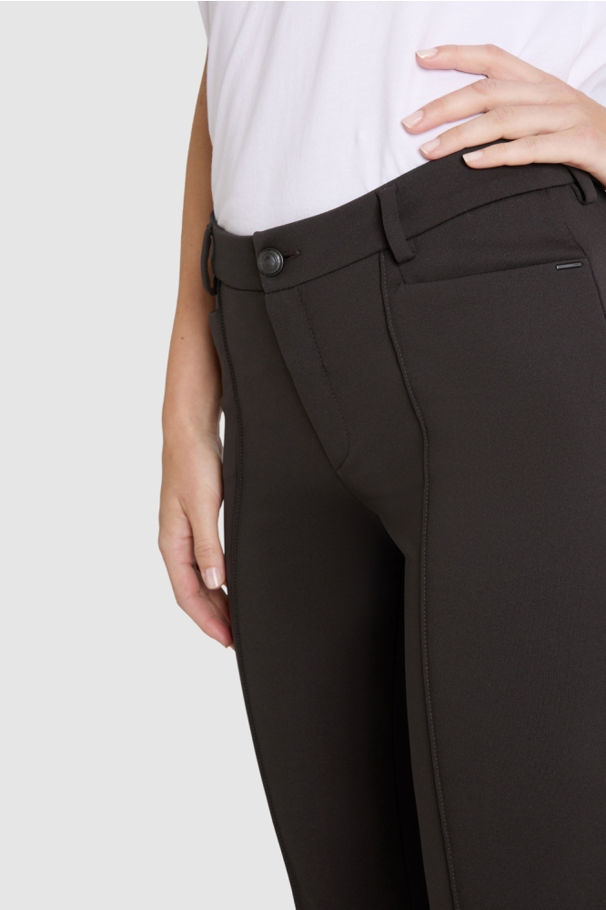 Mac groene dames broek | Close up