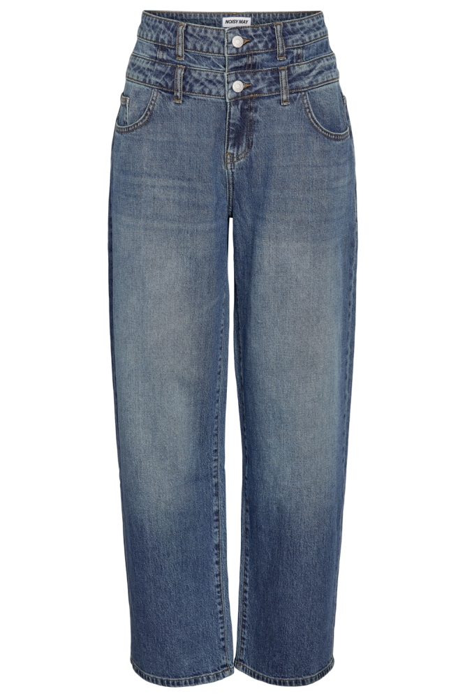 Noisy may blauwe dames jeans | Vooraanzicht