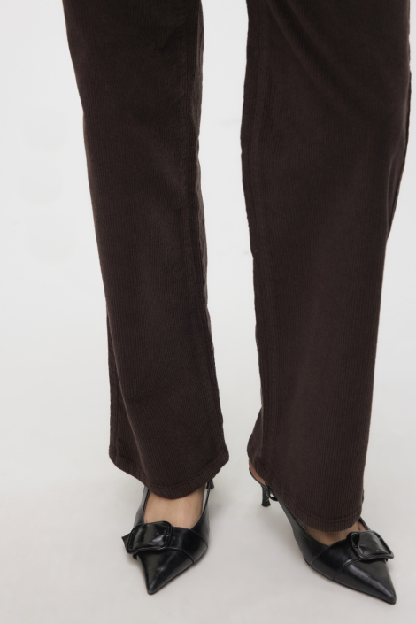 Vero Moda bruine dames broek | Close up