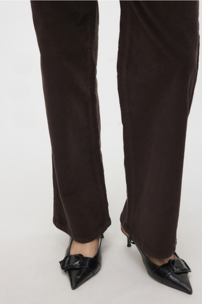Vero Moda bruine dames broek | Close up