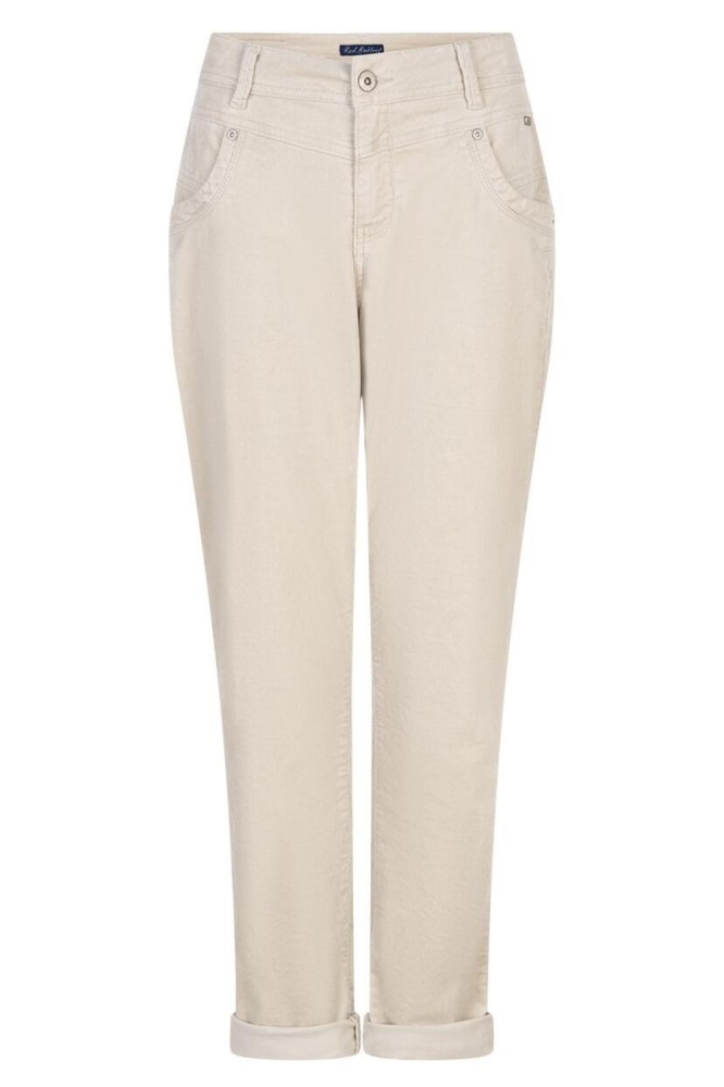Red Button beige dames broek | Vooraanzicht