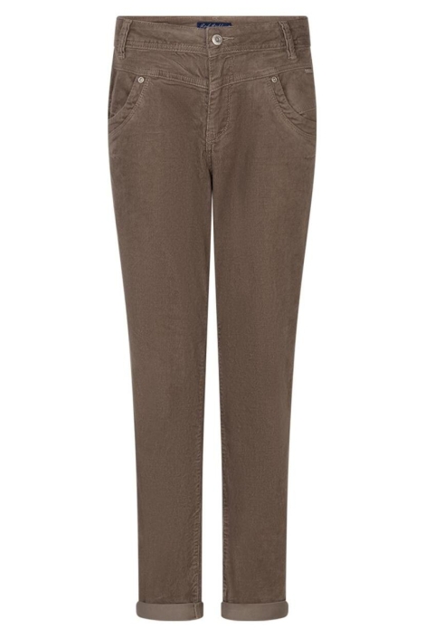 Red Button taupe dames broek | Vooraanzicht