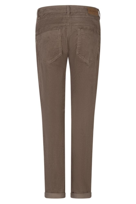Red Button taupe dames broek | Achteraanzicht