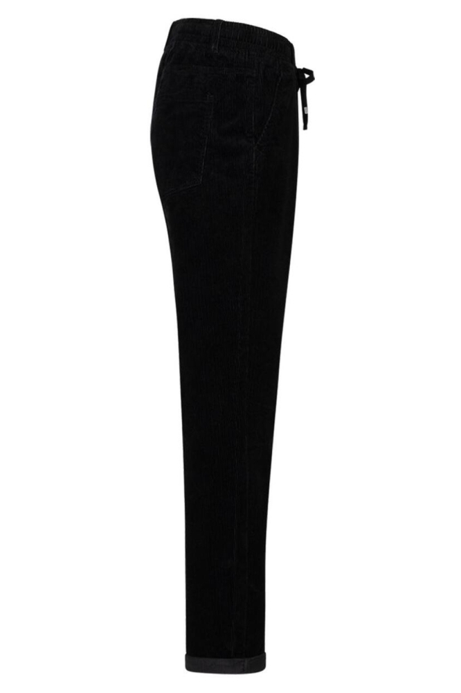 Red Button zwarte dames broek | Zijaanzicht