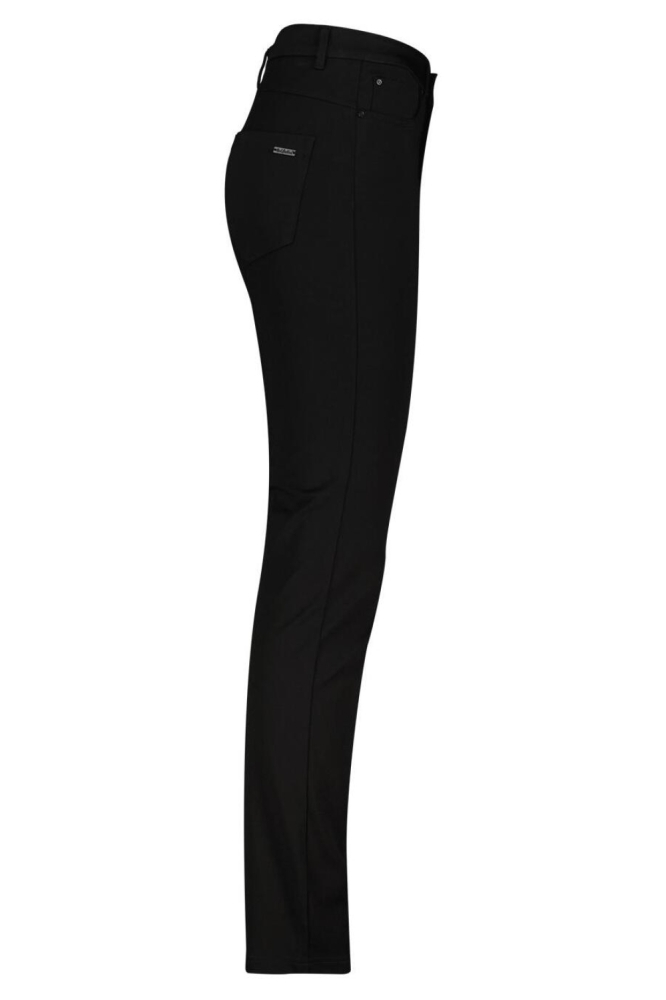 Red Button zwarte dames broek | Zijaanzicht