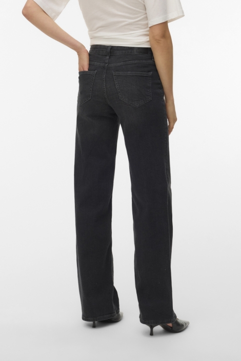 Vero Moda grijze dames jeans | Model achteraanzicht