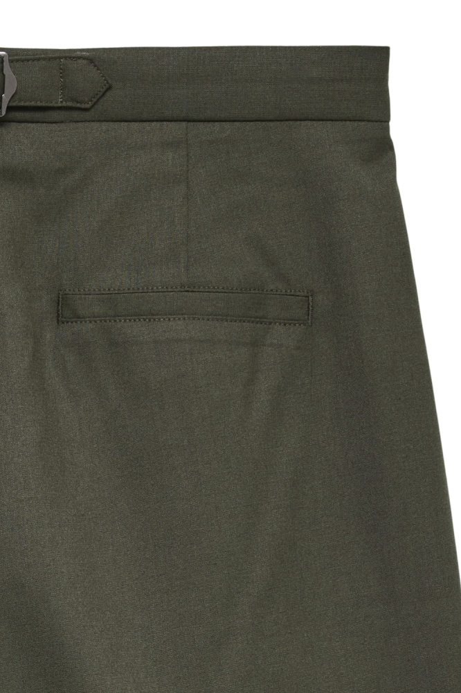 Vero Moda groene dames broek | Close up