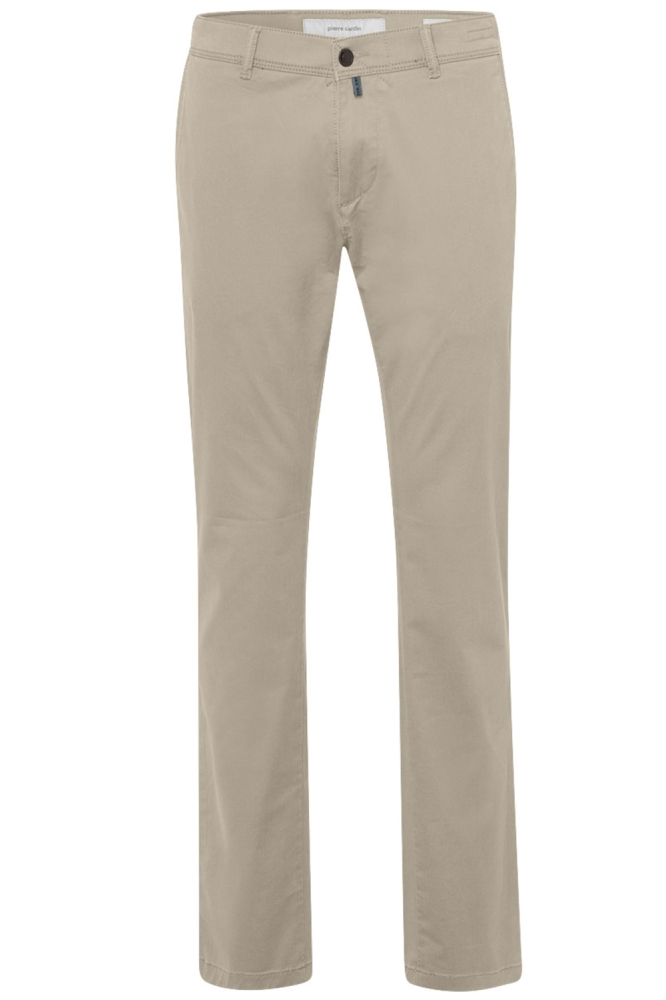 Pierre Cardin beige heren broek | Vooraanzicht