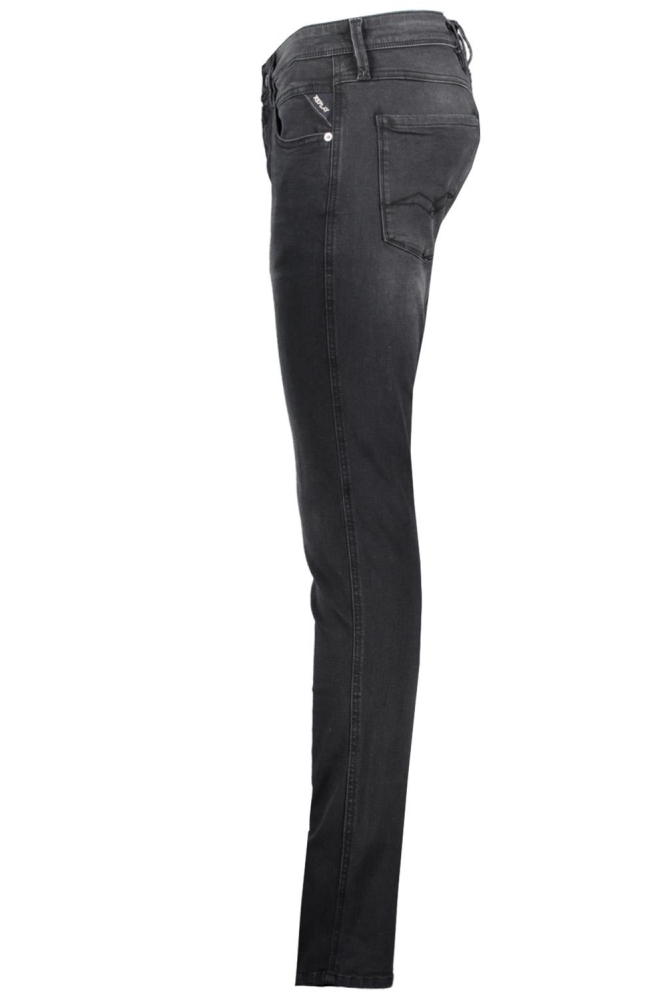 Replay zwarte heren jeans | Zijaanzicht