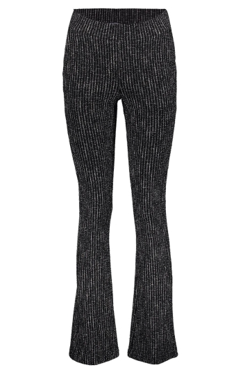 Geisha Broek LUREX BROEK MET STREPEN 31951 20 Black/ Off white