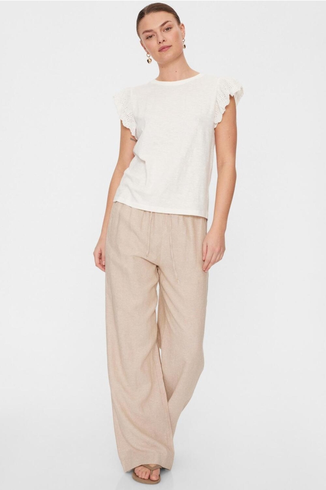 Freequent beige dames broek | Model
