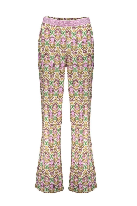 Geisha multi color dames broek | Achteraanzicht