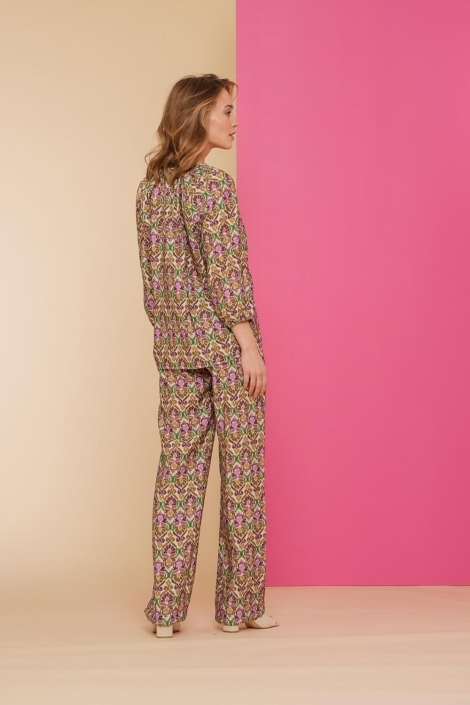 Geisha multi color dames broek | Model