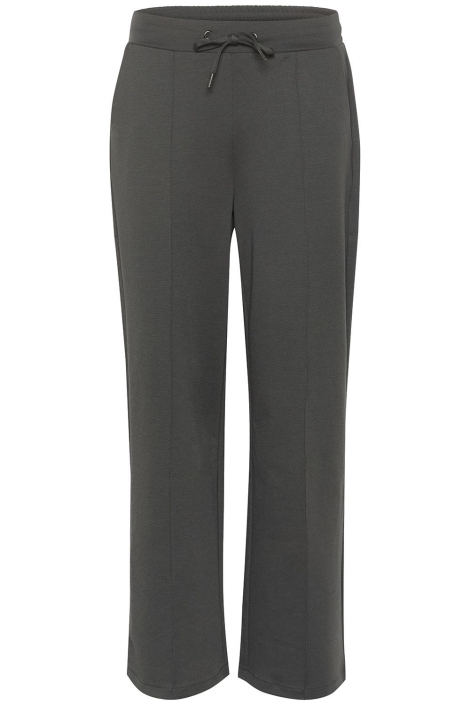 Kaffe grijze dames broek | Vooraanzicht