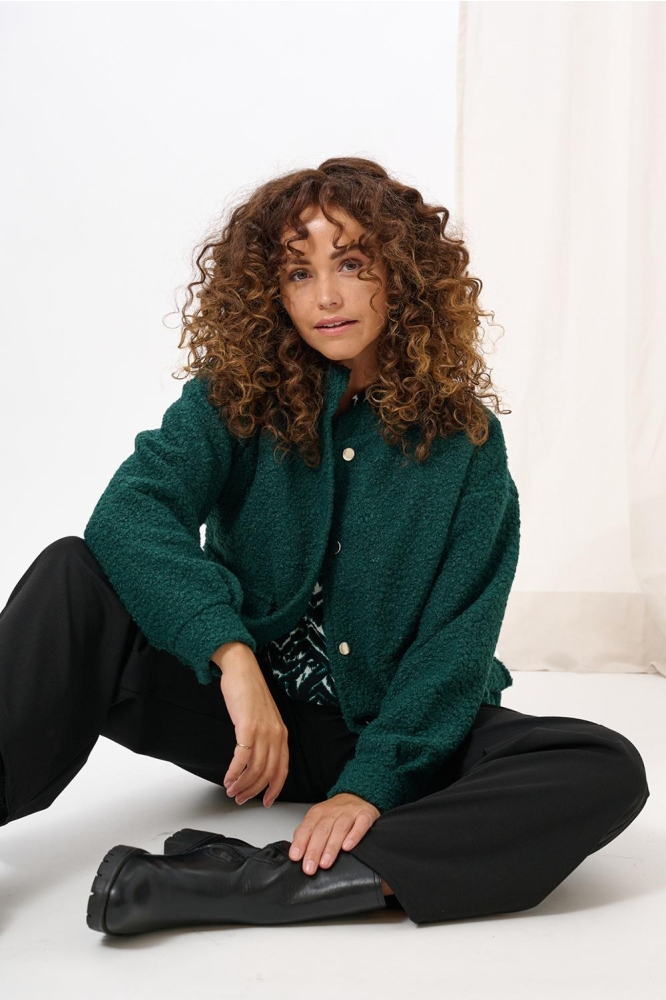 FOS Amsterdam zwarte dames broek | Model