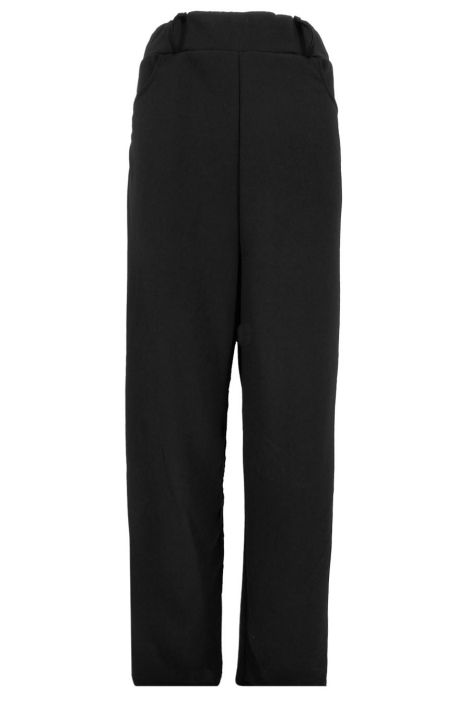 FOS Amsterdam zwarte dames broek | Achteraanzicht